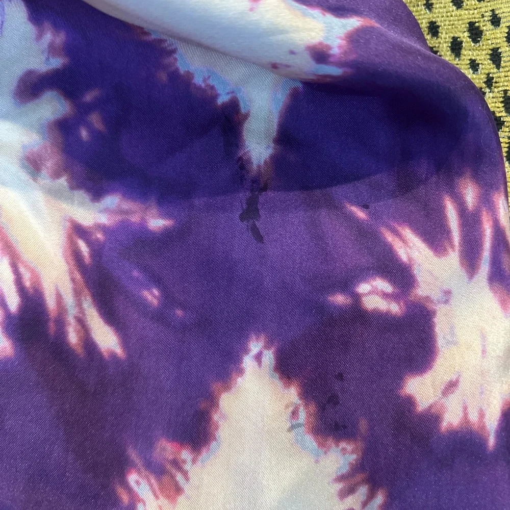 Ulla Johnson Tie-Dye Ruffle Sleeve Top - Picture 9 of 11